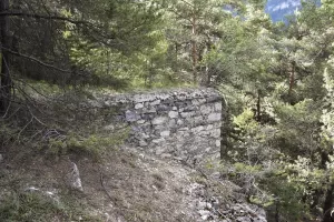 Ligne Maginot - L'ESSEILLON - (Stand de tir) - Soubassement du pas de tir provisoire