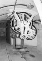 Ligne Maginot - BARBONNET - FORT SUCHET - (Ouvrage d'artillerie) - Tourelle nord JEANNE D'ARC
Mécanisme manuel de rotation de la tourelle