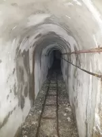 Ligne Maginot - BARBONNET - FORT SUCHET - (Ouvrage d'artillerie) - Tourelle nord JEANNE D'ARC
Accès à la caponnière transformée en soute