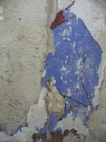 Ligne Maginot - BARBONNET - FORT SUCHET - (Ouvrage d'artillerie) - Une peinture que l'on ne verra plus, le temps a fait son oeuvre ... Artilleur du 157 RAP 