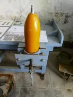 Ligne Maginot - BARBONNET - FORT SUCHET - (Ouvrage d'artillerie) - Materiel d’origine du bloc 6 de Monte Grosso
Table de sertissage obus/douille de 135