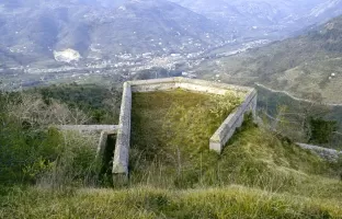 Ligne Maginot - BARBONNET - FORT SUCHET - (Ouvrage d'artillerie) - Vue sur Sospel

