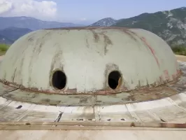 Ligne Maginot - BARBONNET - FORT SUCHET - (Ouvrage d'artillerie) - Tourelle sud BAYARD