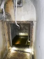 Ligne Maginot - CHAMP DE TIR D'AGAISEN (CT) - E04 - (Abri actif) - L’accès au bloc cheminée