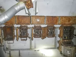 Ligne Maginot - CHAMP DE TIR D'AGAISEN (CT) - E04 - (Abri actif) - Local 9
Usine électrique