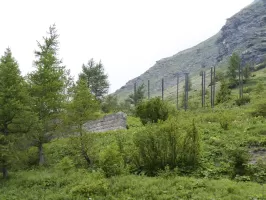 Ligne Maginot - REVETS - (Casernement) - Soubassement du casernement