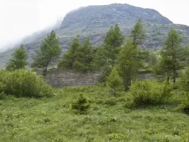 Ligne Maginot - REVETS - (Casernement) - Soubassement du casernement