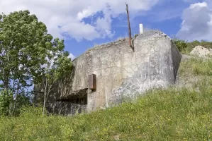 Ligne Maginot - ANNEXE DE SAINT ANTOINE - (Casemate d'infanterie - Simple) - Vue sur l'entrée