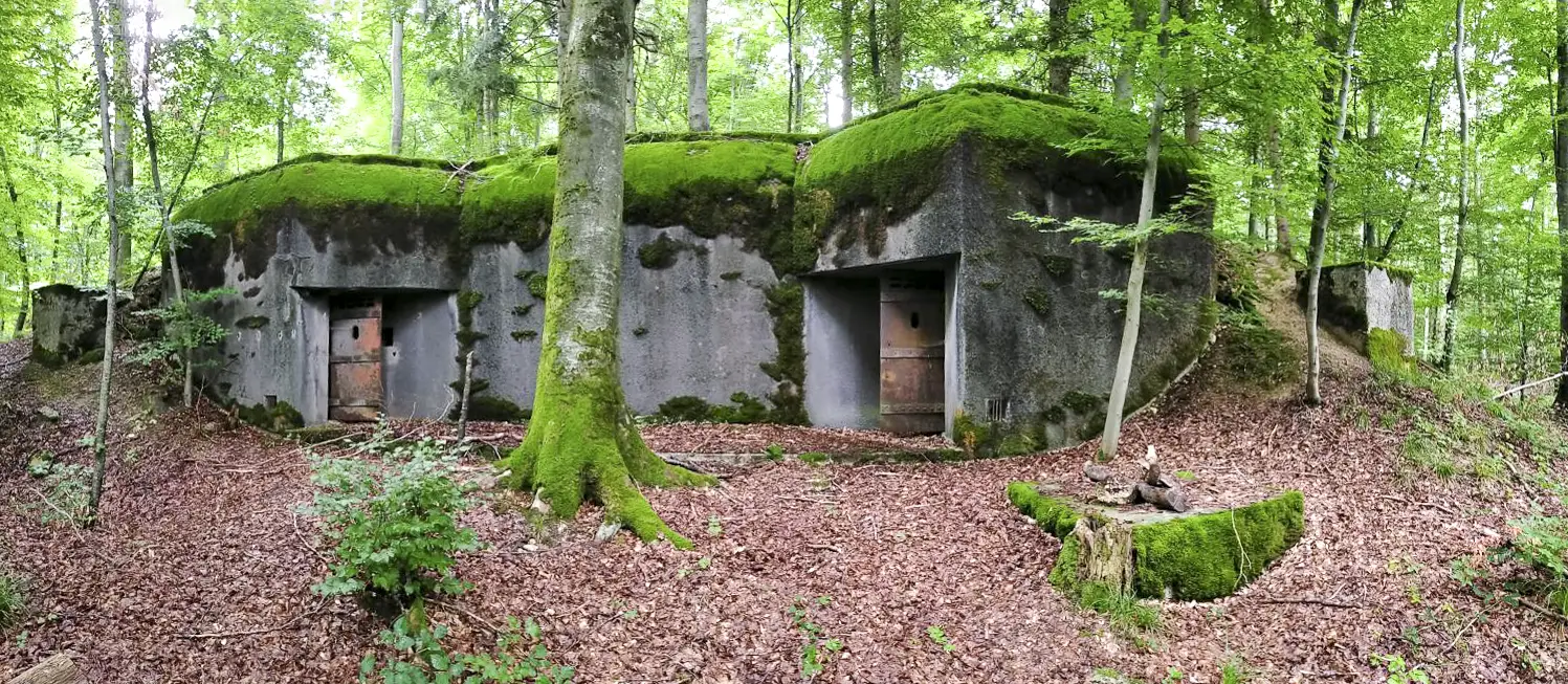 Ligne Maginot - STRENGWALD (BATTERIE DU) - (Position d'artillerie préparée) - Le PC de la batterie.