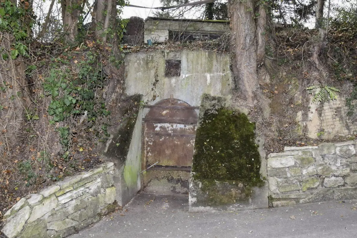 Ligne Maginot - UFFHEIM NORD - (Blockhaus pour canon) - L'entrée du blockhaus