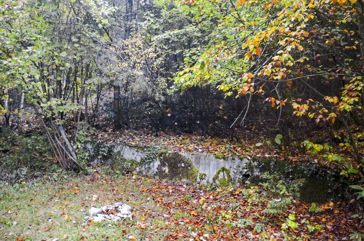 Ligne Maginot - C1 - (Blockhaus pour arme infanterie) - Vue de l'embase
