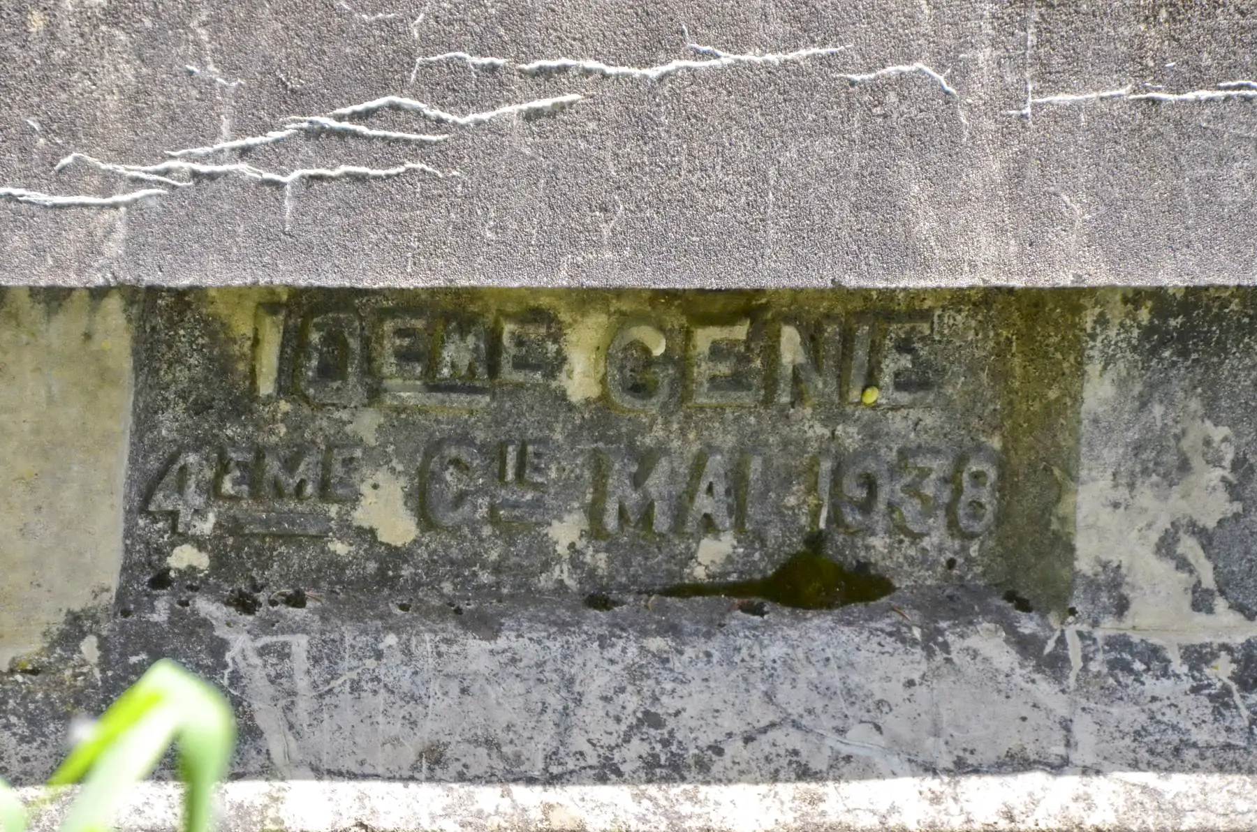 Ligne Maginot - GLASERBERG (ROUTE STRATéGIQUE) - (Infrastructure routiére) - Pont sur le canal d'alimentation du moulin (A1) Cartouche 4/10e Génie