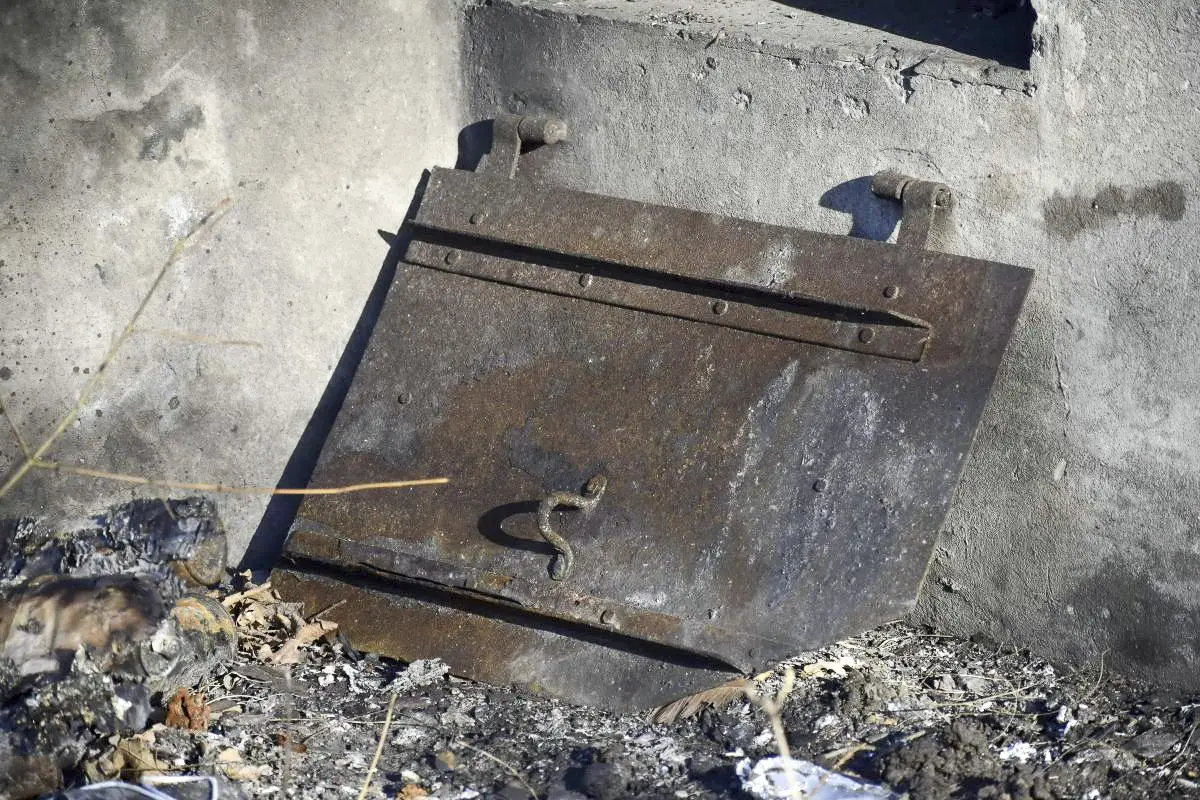 Ligne Maginot - G73 - ROSENAU BERGE 8 - (Blockhaus pour arme infanterie) - L'un des volets permettant de fermer les créneaux 