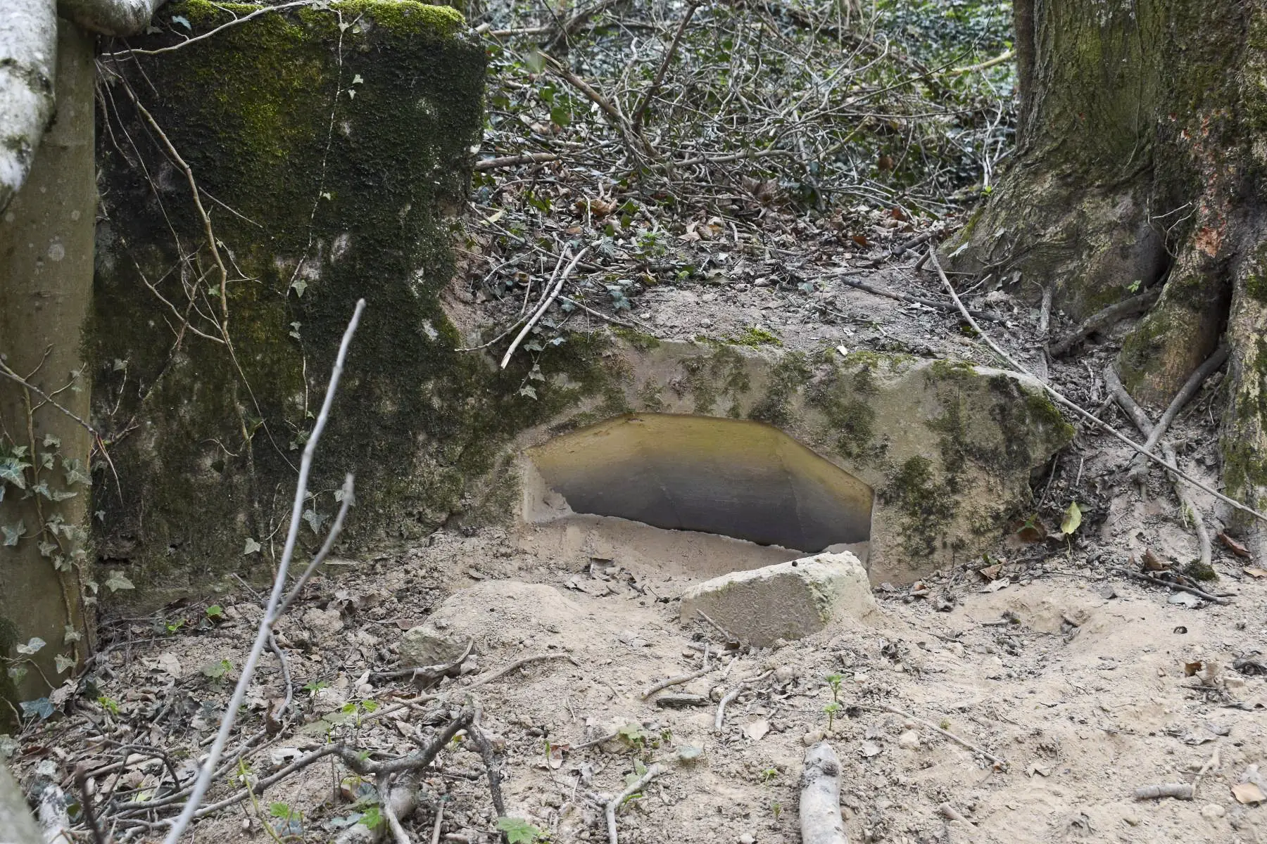 Ligne Maginot - VOGELSANG - (Position d'artillerie préparée) - Première soute à munitions de l'emplacement 2