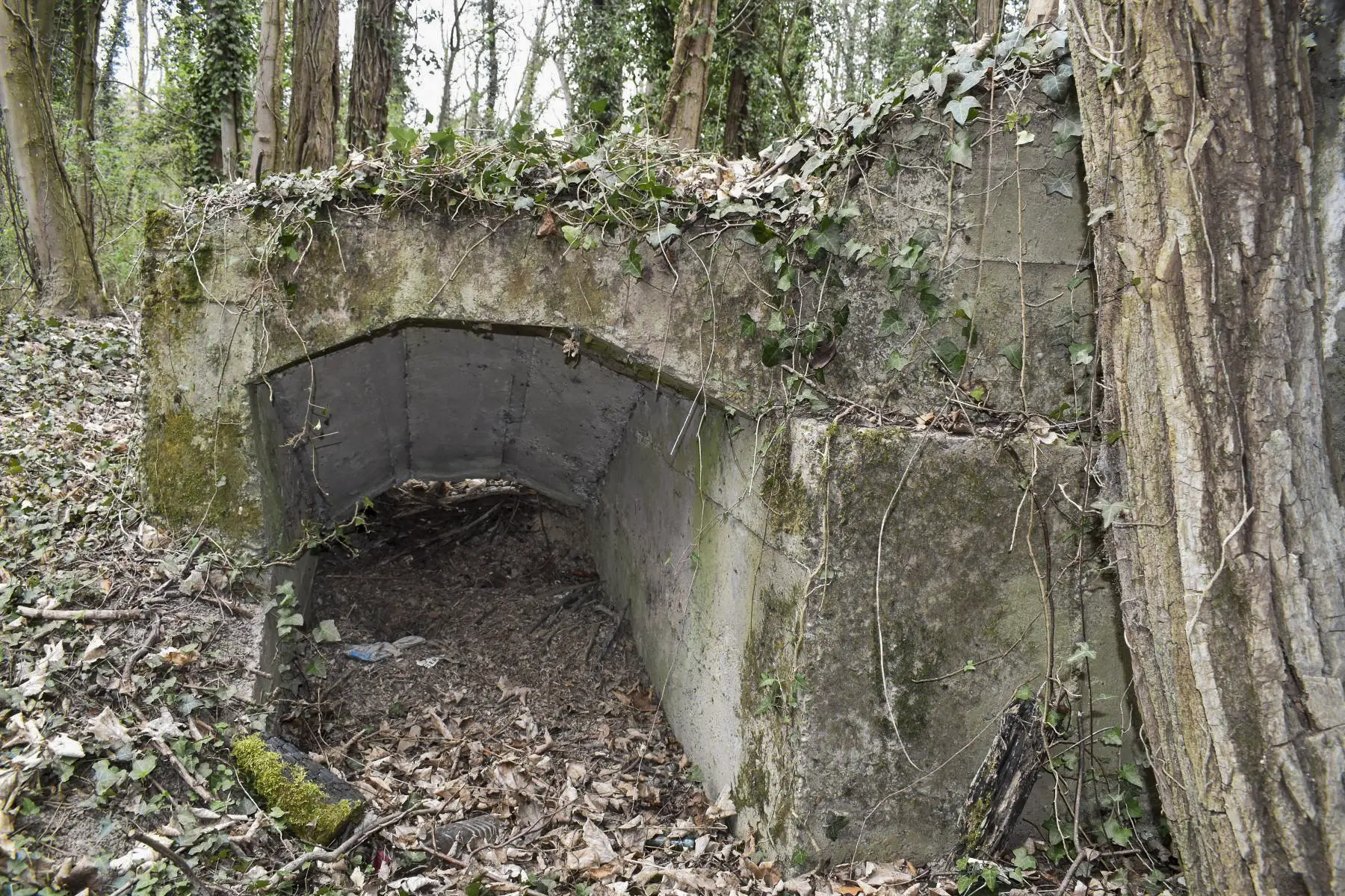 Ligne Maginot - VOGELSANG - (Position d'artillerie préparée) - Entrée de la soute de l'emplacement 3