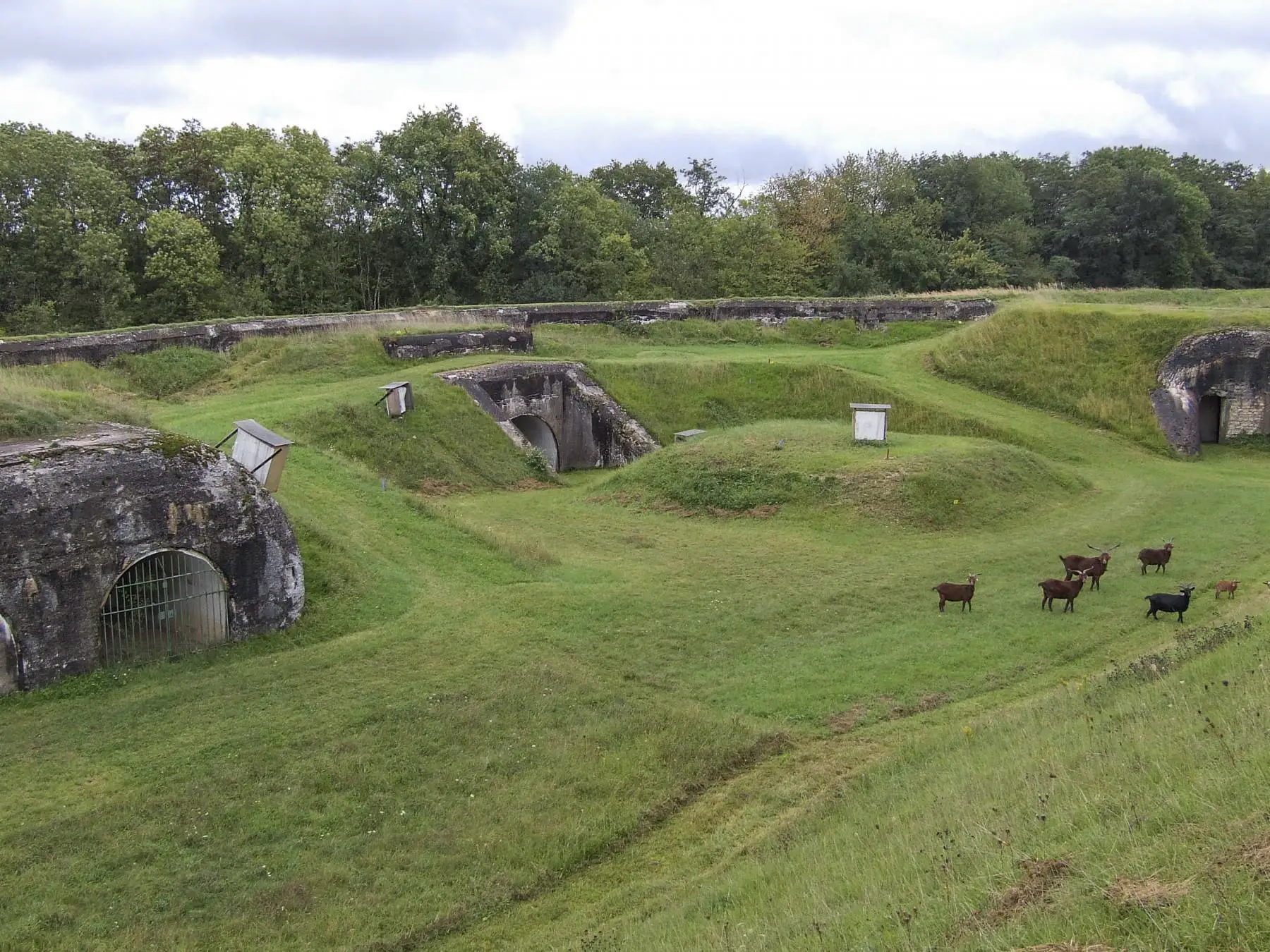Ligne Maginot - FORT DE BESSONCOURT - (Position d'artillerie préparée) - La rue du rempart.
