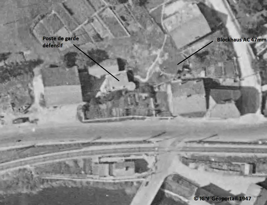 Ligne Maginot - MORTEAU - (Blockhaus pour arme infanterie) - L'ancien corps de garde défensif en 1947