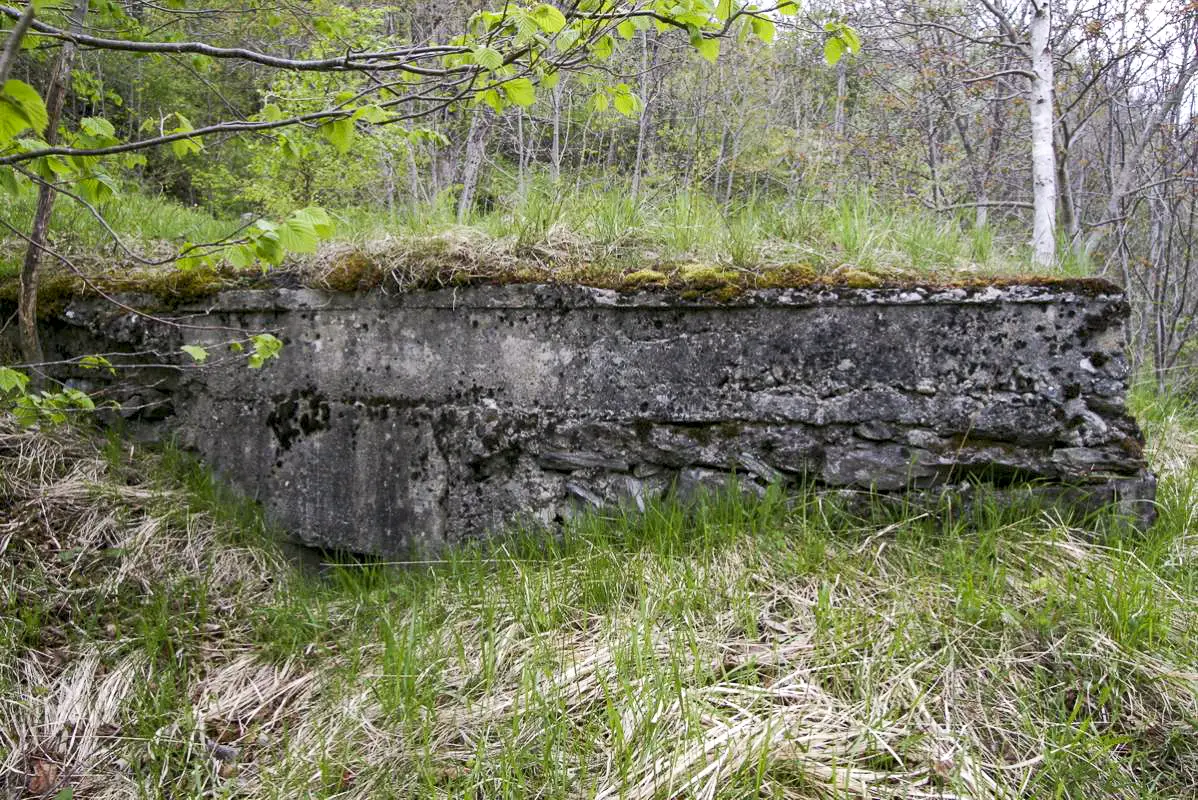 Ligne Maginot - CHATELET - (Blockhaus pour arme infanterie) - Face du créneau mitrailleuse