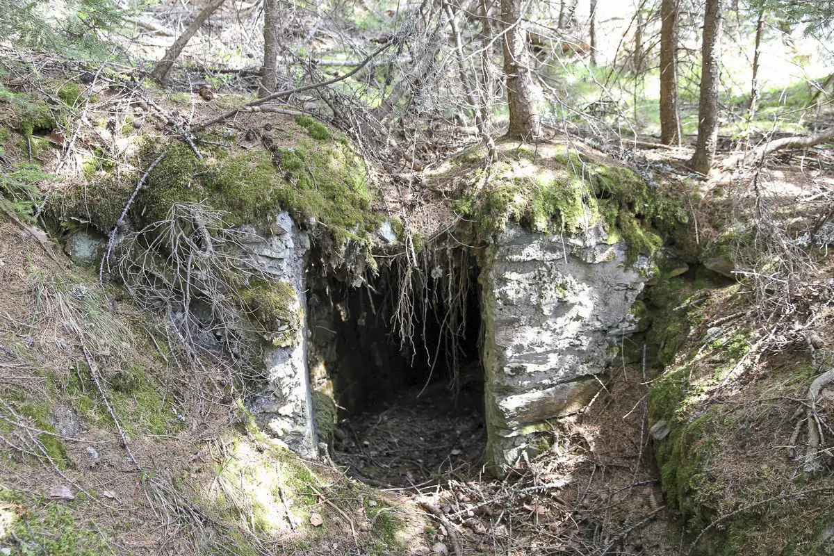 Ligne Maginot - LES TETES 3 - (Abri) - Les ruines de l'abri
