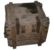 Ligne Maginot - Munition pour mortier de 60 mm FA mle 1935 (60 FA 35) - Caisse bois pour 96 fusées détonateur percutantes