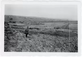 Ligne Maginot - HOCHWALD - (Ouvrage d'artillerie) - Le Hochwald Est
Vue depuis le bloc 1, le bloc 6 à l'avant plan