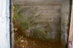 Ligne Maginot - CB305 - HOMESCHLOCH 1 - (Blockhaus pour canon) - Vue intérieure de l'annexe accolée au blockhaus