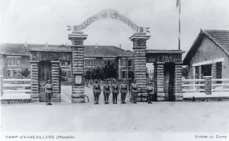 Ligne Maginot - ANGEVILLERS (CAMP) - (Camp de sureté) - Entrée du camp