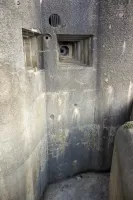 Ligne Maginot - SAINTE AGNES (SAG) - EO9 - (Ouvrage d'artillerie) - Bloc 1
Créneaux FM au-dessus du fossé diamant