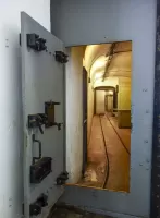 Ligne Maginot - SAINTE AGNES (SAG) - EO9 - (Ouvrage d'artillerie) - Bloc 1
Porte blindée vue vers la galerie principale