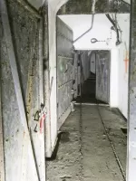 Ligne Maginot - GORDOLON (GN) - (Ouvrage d'artillerie) - Etage intermédiaire
Porte blindée et porte étanche donnant accès au bloc 2.
