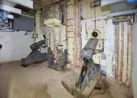 Ligne Maginot - GORDOLON (GN) - (Ouvrage d'artillerie) - Bloc 3
Chambre de tir des deux mortiers de 81mm