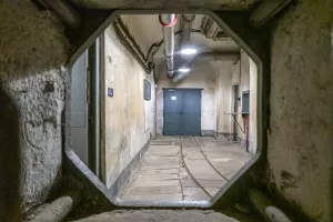 Ligne Maginot - SAINT ROCH (SHR) - (Ouvrage d'artillerie) - Bloc 1
Créneau FM intérieur couvrant l'entrée de l'ouvrage