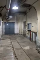 Ligne Maginot - SAINT ROCH (SHR) - (Ouvrage d'artillerie) - Début de la galerie après l'entrée.
A droite, la cuisine