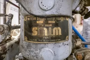 Ligne Maginot - SAINT ROCH (SHR) - (Ouvrage d'artillerie) - Usine
Moteurs SMIM 
Plaque d'identification constructeur