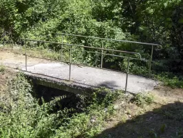 Ligne Maginot - SAINT ROCH - (Casernement) - Passerelle d'accès au casernement ainsi qu'au potager.