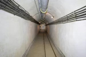 Ligne Maginot - AGAISEN (AN) - E03 - (Ouvrage d'artillerie) - Galerie entre l'usine et le blockhaus de défense intérieure