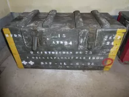 Ligne Maginot - AGAISEN (AN) - E03 - (Ouvrage d'artillerie) - Caisse pour obus explosifs de 75 mm