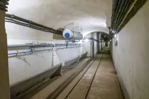 Ligne Maginot - AGAISEN (AN) - E03 - (Ouvrage d'artillerie) - Lavabos dans la galerie principale