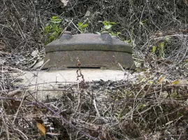 Ligne Maginot - BLAUELSAND - (Observatoire d'infanterie) - Cloche, vue detail