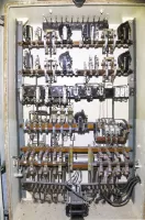 Ligne Maginot - RIMPLAS (RS) - (Ouvrage d'artillerie) - Le coffret électrique du monte-charge du bloc 5
Étonnant état de conservation 
