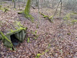 Ligne Maginot - LORENTZERWALD 1 - (Cuve pour arme d'infanterie) - Grande niche à munitions au milieu de la tranchée