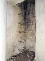 Ligne Maginot - A33 - (Abri) - Le puits donnant accès au blockhaus mitrailleuses