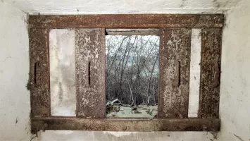 Ligne Maginot - C4 - EICHHOLTZ 2 - (Blockhaus pour canon) - Détail de la trémie 