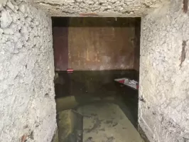 Ligne Maginot - CB311 - ZEITERHOLZ 1 - (Blockhaus pour arme infanterie) - L'intérieur inondé du blockhaus.