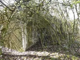 Ligne Maginot - CB313 - RASPICH - (Blockhaus pour canon) - La façade de tir. 