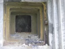 Ligne Maginot - SAINTE AGNES (SAG) - EO9 - (Ouvrage d'artillerie) - Bloc 3
Créneau JM