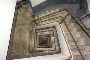 Ligne Maginot - CASTILLON (CN) - EO8 - (Ouvrage d'artillerie) - Bloc 5
Cage d'escalier