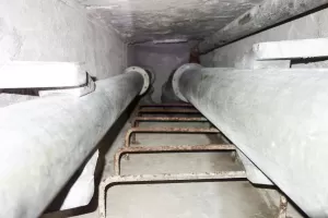 Ligne Maginot - PIC DE GARUCHE - (Observatoire d'artillerie) - Bloc cheminée et issue de secours