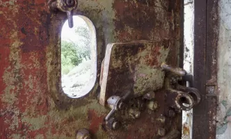 Ligne Maginot - PIC DE GARUCHE - (Observatoire d'artillerie) - Détails de la porte