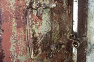 Ligne Maginot - PIC DE GARUCHE - (Observatoire d'artillerie) - Détails de la porte